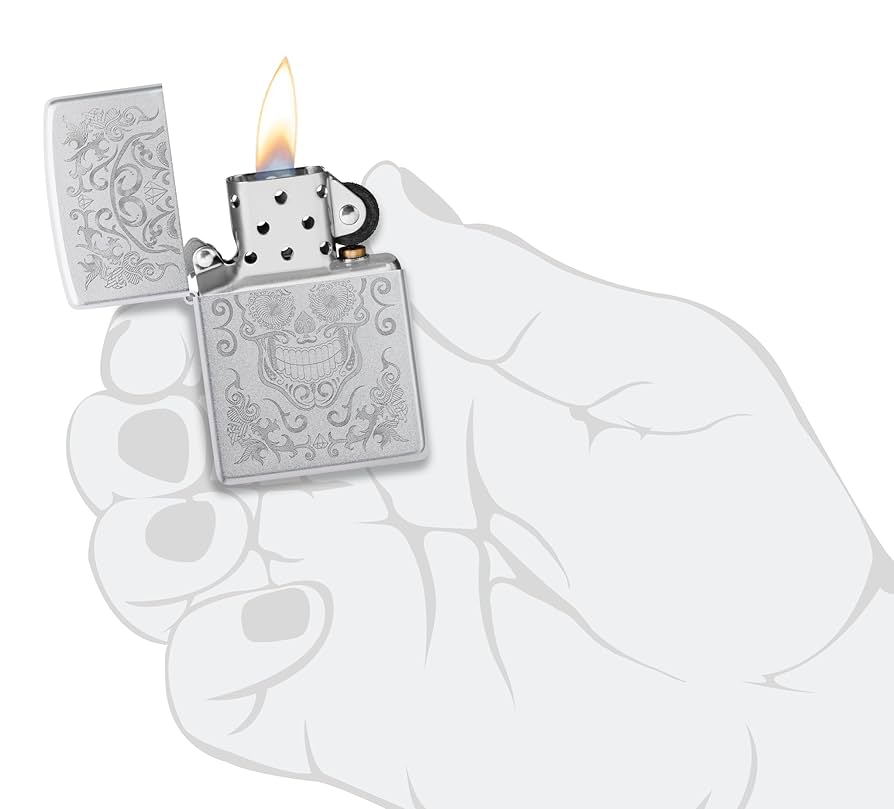 Amazon.com: Zippo Lighter: Day of The Dead Sugar Skull